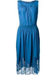 платье с кружевным подолом Nina Ricci