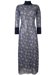 прозрачное платье с графическим принтом Jean Paul Gaultier Vintage