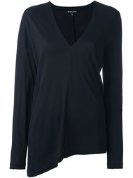 футболка с V-образным вырезом и длинными рукавами Ann Demeulemeester