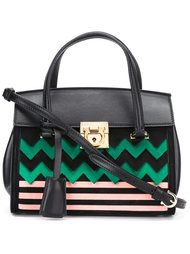 сумка через плечо с узором шеврон Salvatore Ferragamo