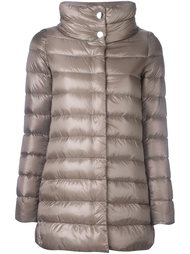 high collar puffer jacket Herno