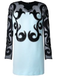 платье с аппликацией орнамента "арабеска" Fausto Puglisi