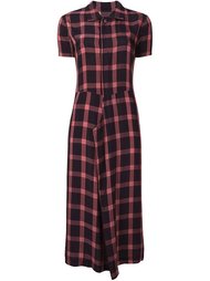 платье-рубашка в клетку Comme Des Garçons Vintage