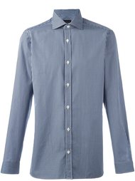 классическая рубашка в клетку Z Zegna