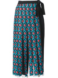 fringed wrap maxi skirt Delpozo