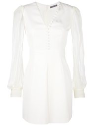 мини-платье со складками Alexander McQueen