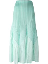 long a-line pleated skirt Issey Miyake Vintage