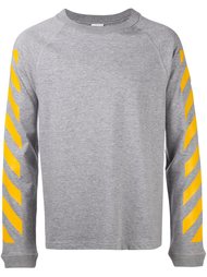 logo stripe sweatshirt Moncler