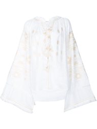 embroidered tasseled blouse Vita Kin