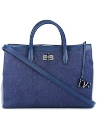 textured tote bag Diane Von Furstenberg