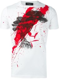 футболка с принтом Dsquared2