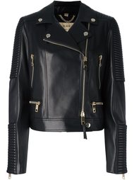 байкерская куртка на молнии Burberry