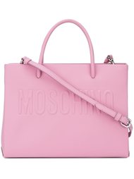 сумка-тоут с логотипом Moschino