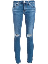 джинсы скинни с рваными деталями Ag Jeans