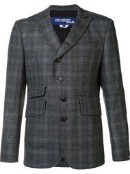 peaked lapel checked blazer Junya Watanabe Comme Des Garçons