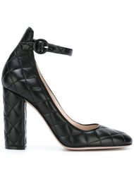 стеганые туфли с ремешком на щиколотке Gianvito Rossi