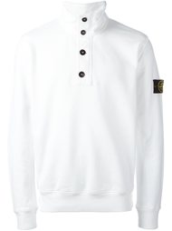 джемпер с воротником на пуговицах Stone Island