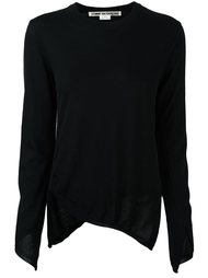 асимметричная футболка джерси Comme Des Garçons