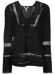 lace panel blouse  Derek Lam 10 Crosby