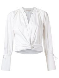 tie detail blouse Giuliana Romanno