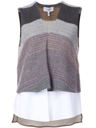 layered V-neck tank  Derek Lam 10 Crosby