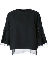 топ с ремешками  Sacai