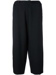широкие укороченные брюки Yohji Yamamoto