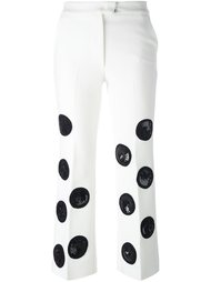 брюки с аппликациями из пайеток MSGM