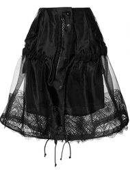 organza drawstring skirt Sacai