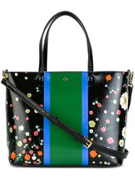 полосатая сумка с цветочным рисунком Tory Burch