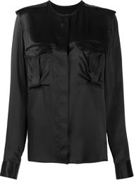 collarless pocket blouse Haider Ackermann