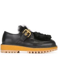 лоферы с люверсами и пряжкой  Car Shoe