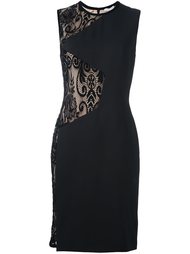 платье с кружевными вставками  Emanuel Ungaro