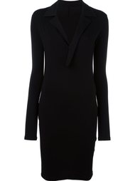 платье с лацканами Yohji Yamamoto