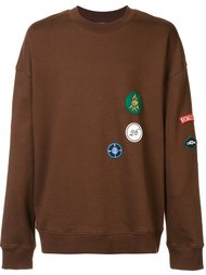 толстовка с нашивками Raf Simons
