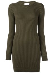 облегающее вязаное платье Courrèges