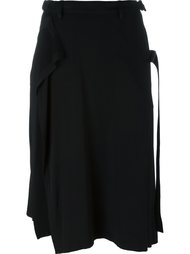 асимметричная юбка с запахом Yohji Yamamoto