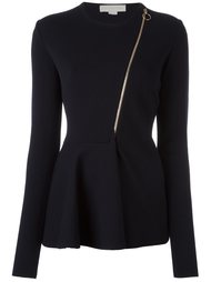 трикотажный топ с молниями Stella McCartney