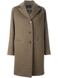 однобортное пальто  Etro