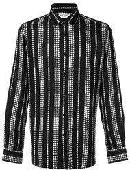 рубашка в полоску со звездами Saint Laurent