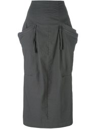 приталенная юбка с карманами на молнии Rundholz