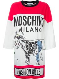 платье-футболка 'Fashion Kills' Moschino