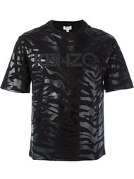 футболка с тигровым узором Kenzo