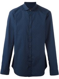 рубашка с узором  Z Zegna
