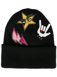 шапка-бини 'Punk' с нашивками Dsquared2