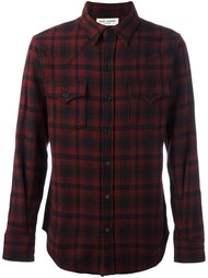 рубашка в клетку  Saint Laurent