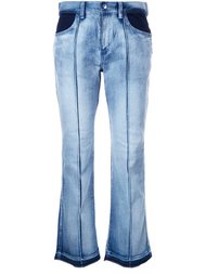 укороченные джинсы-клеш Astraet