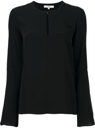 блузка с разрезом  Tibi
