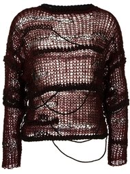 open knit jumper Isabel Benenato