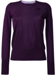 perforated detailing pullover Rochas